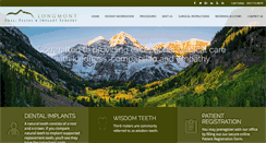 Desktop Screenshot of longmontoralsurgery.com