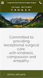 Mobile Screenshot of longmontoralsurgery.com